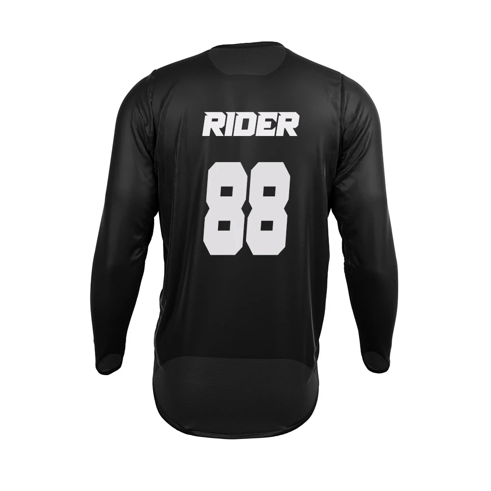 2023 black motocross jersey mtb enduro downhill mx dh bike Mountain bmx cycling jersey T-Shirt Bicycle Clothes