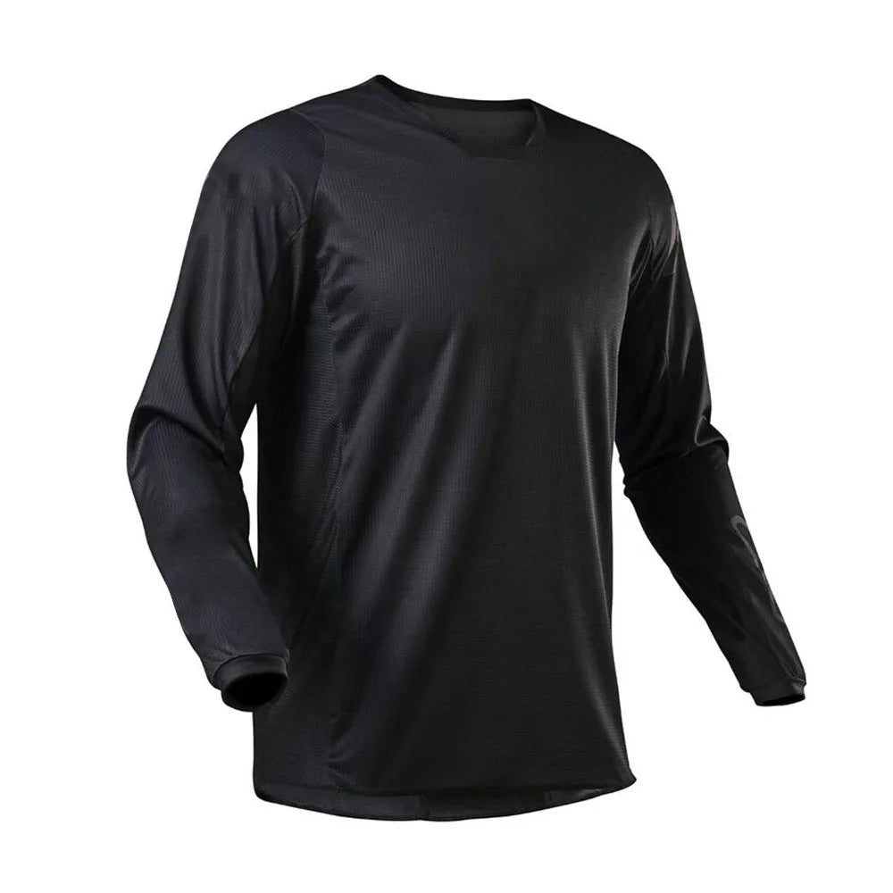 2023 black motocross jersey mtb enduro downhill mx dh bike Mountain bmx cycling jersey T-Shirt Bicycle Clothes