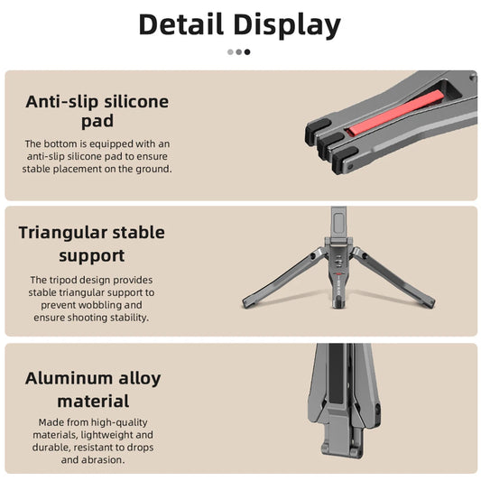 Magnetic Pocket Phone Tripod Cell Phone Tripod Stand for MagSafe Foldable Phone Holder Phone Stand for iPhone 16 15 14 13 12