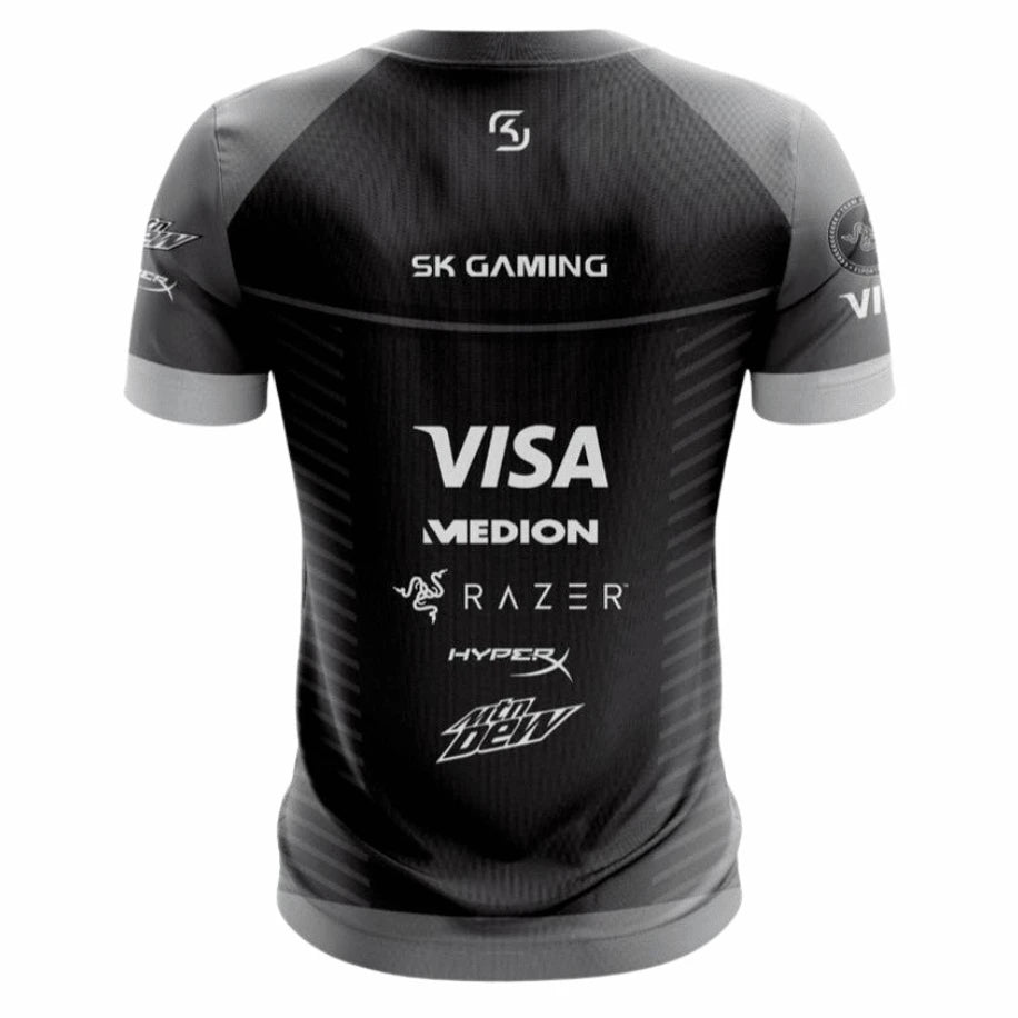 Jersey Uniform SK Gaming Grey CS GO The Summer Dream Short Sleeve Shirt Men