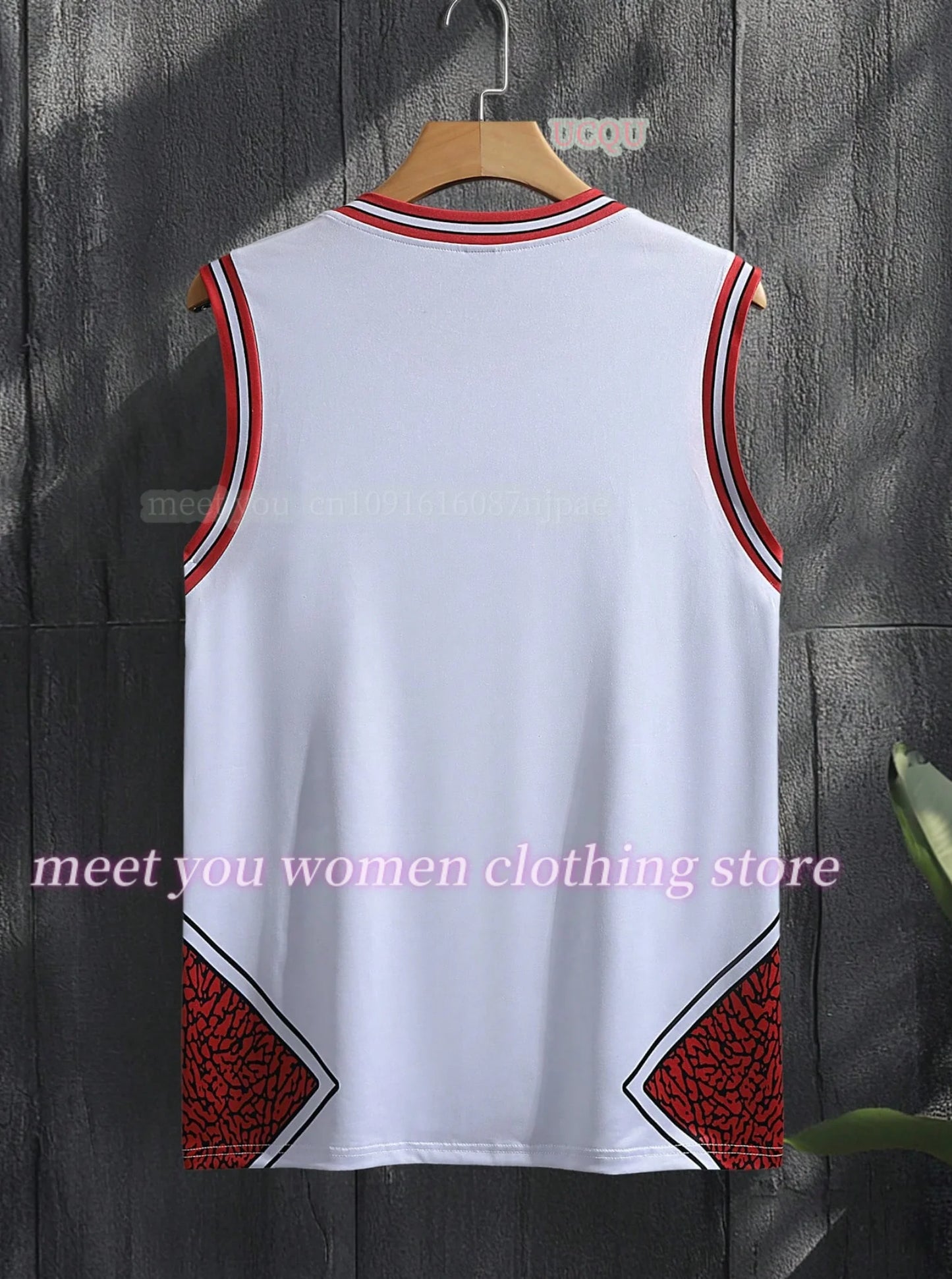 Jersey vest Boyfriend Style  women's CHIAGO  No.21 No.24 Print Striped Round Neck Casual Tank Top women sport  basketball vest
