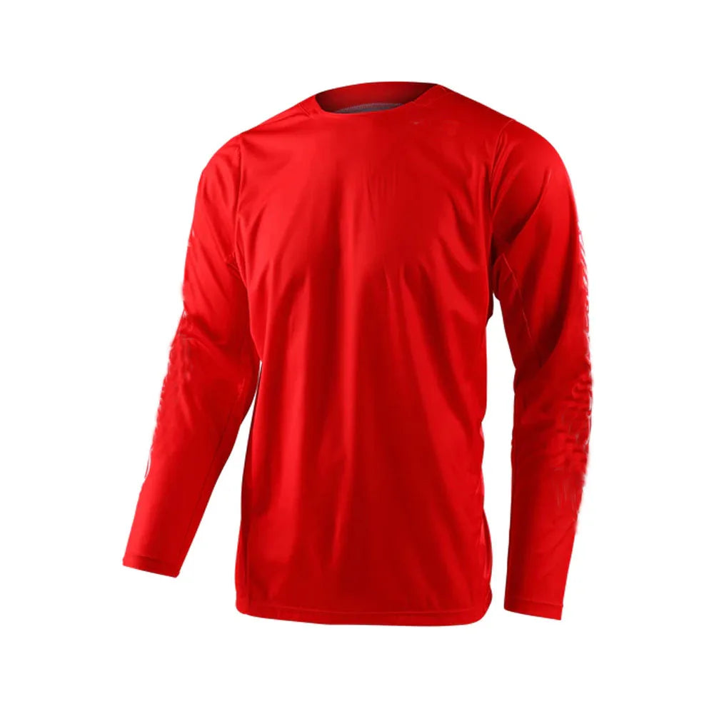2023 black motocross  jersey mtb enduro downhill mx dh bike Mountain bmx cycling  jersey T-Shirt Bicycle Clothes